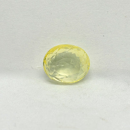 8.02 Ct Natural Yellow Sapphire (Pukhraj) | Ceylon (Sri Lanka) | Bangkok Cut | Premium Jyotish Gemstone