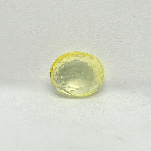8.02 Ct Natural Yellow Sapphire (Pukhraj) | Ceylon (Sri Lanka) | Bangkok Cut | Premium Jyotish Gemstone