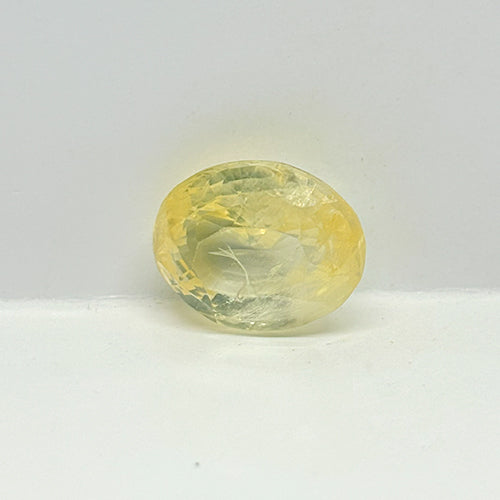 8.42 Ct Natural Yellow Sapphire (Pukhraj) | Ceylon (Sri Lanka) | Bangkok Cut | Premium Certified Gemstone