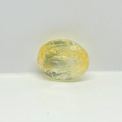 8.42 Ct Natural Yellow Sapphire (Pukhraj) | Ceylon (Sri Lanka) | Bangkok Cut | Premium Certified Gemstone